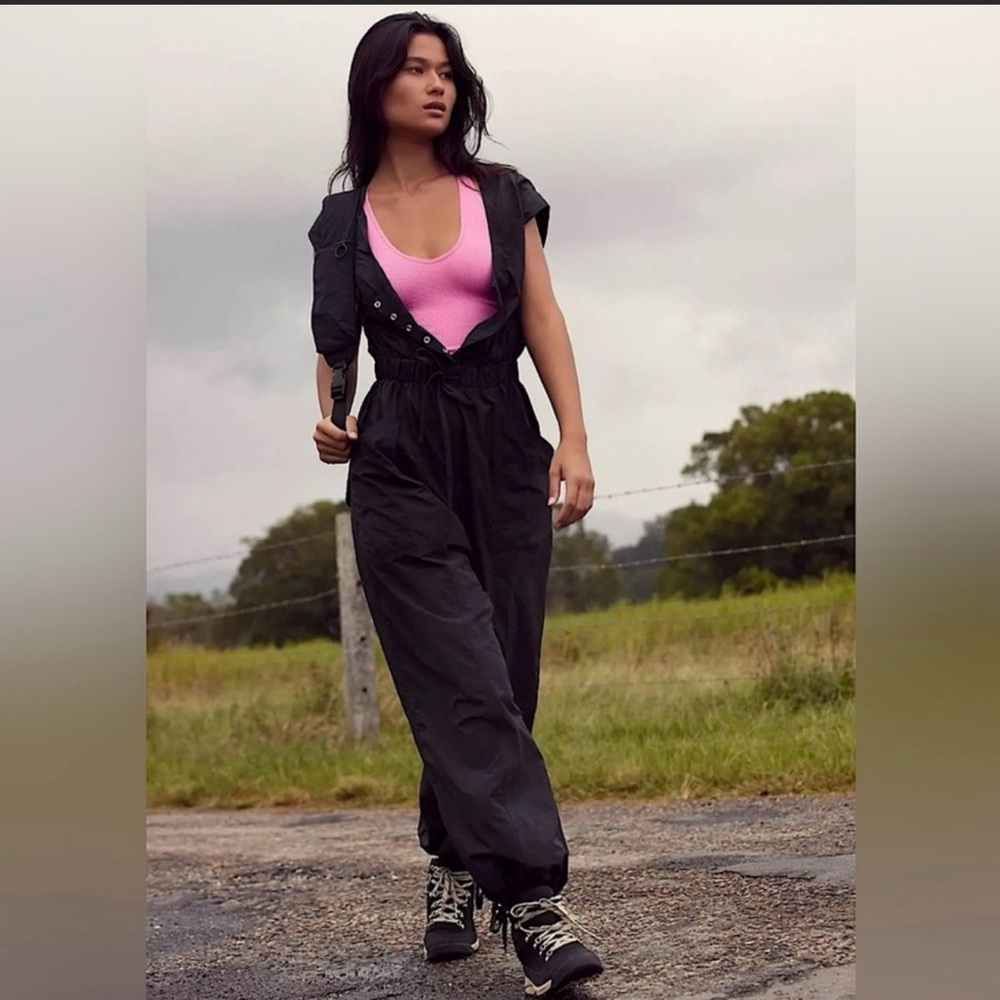 Free People Movement Fly By Night Jumpsuit S